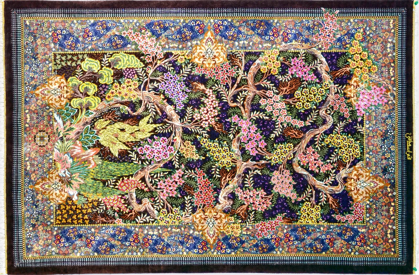Unveiling the Exquisite History of Qum rugs: Persia's Luxurious Silk Treasures