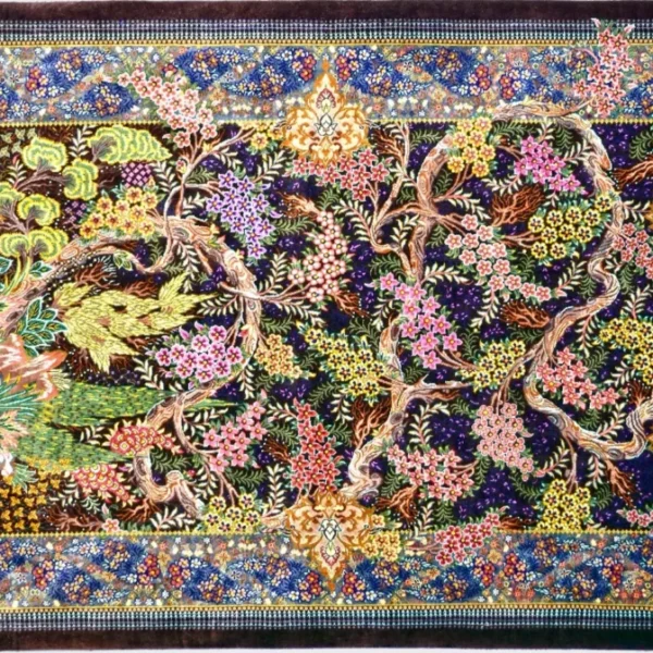 history of qum rugs