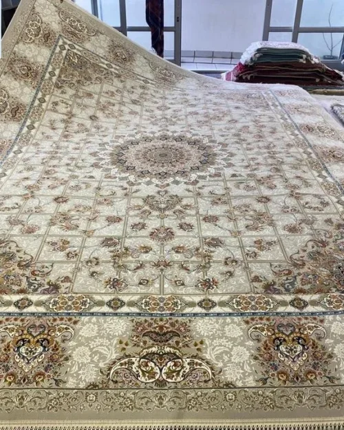 Embossed textured Isfahan