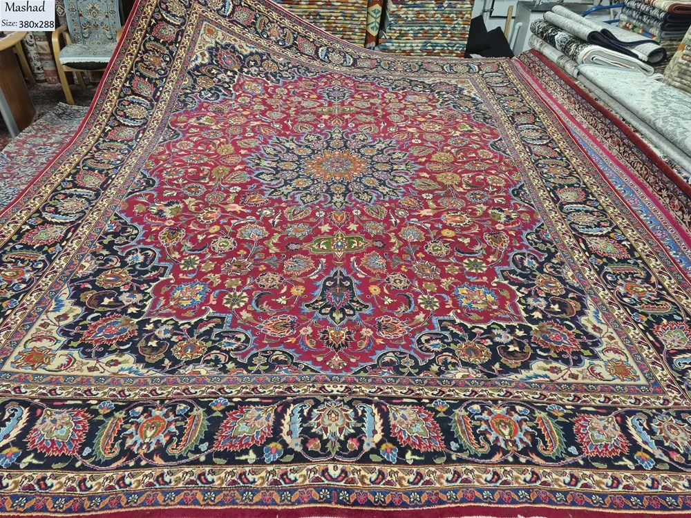 Hand Knotted Mashad Rug 1
