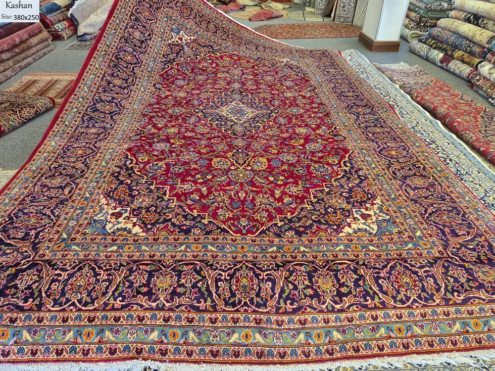 hand knotted kashan 1