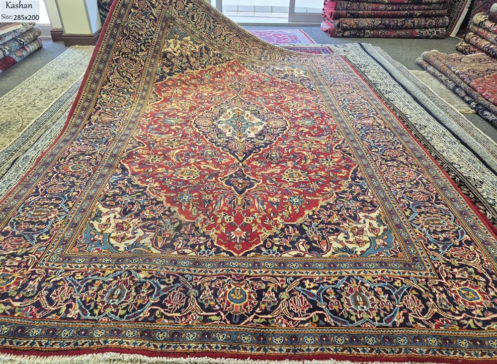 kashan rug 1 1