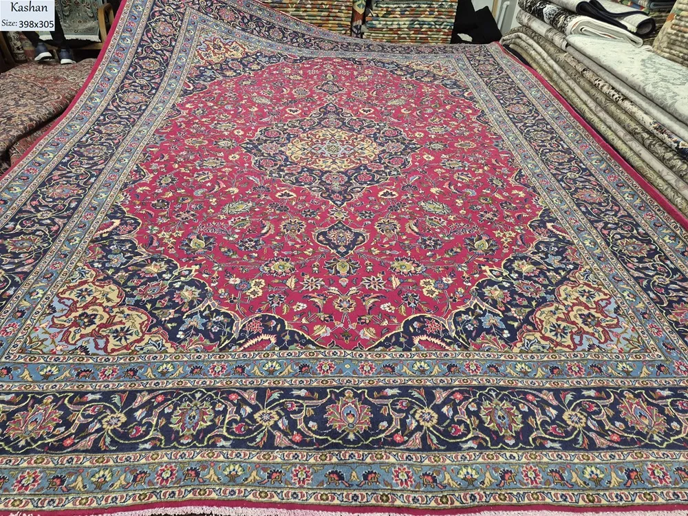 rose tone kashan rug 1