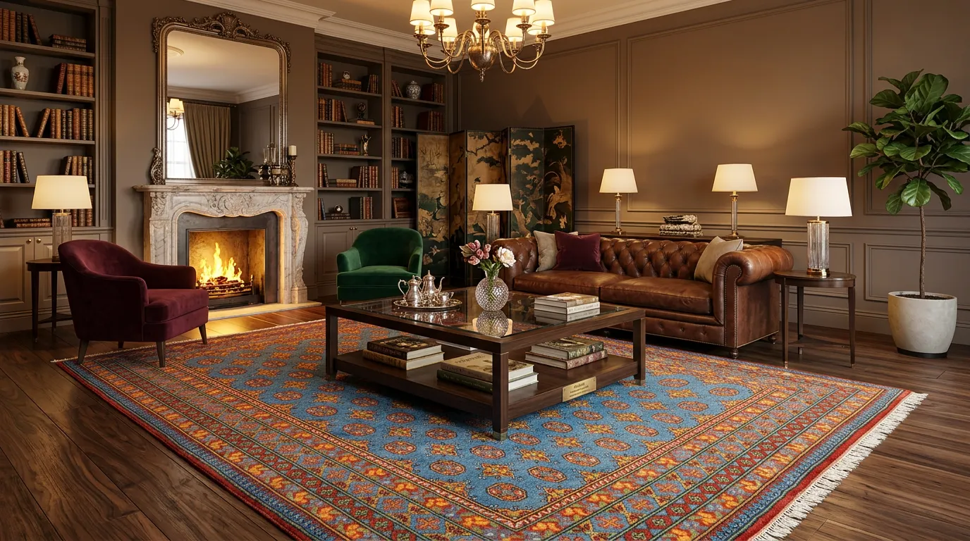 Hand-Knotted Bokhara