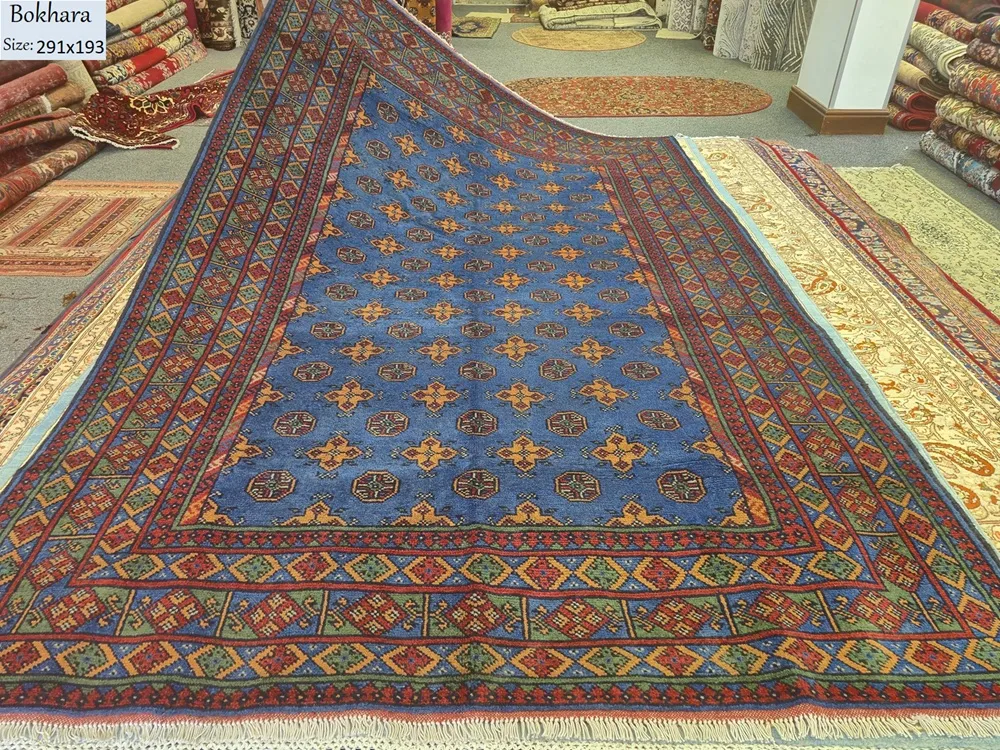 Hand Knotted Afghan Bokhara 2