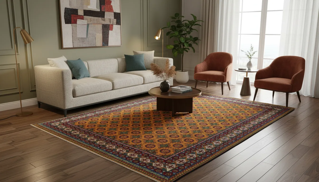 Hand-Knotted Bokhara