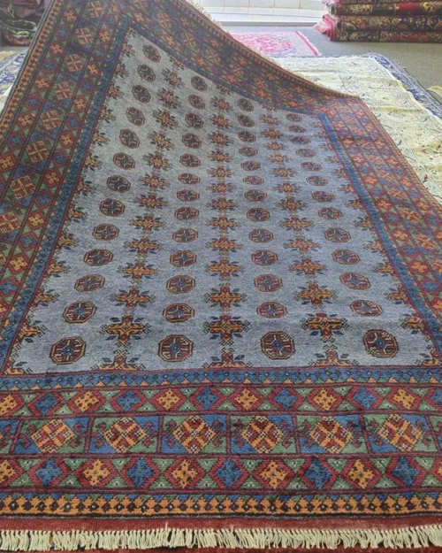 Hand-knotted Bokhara
