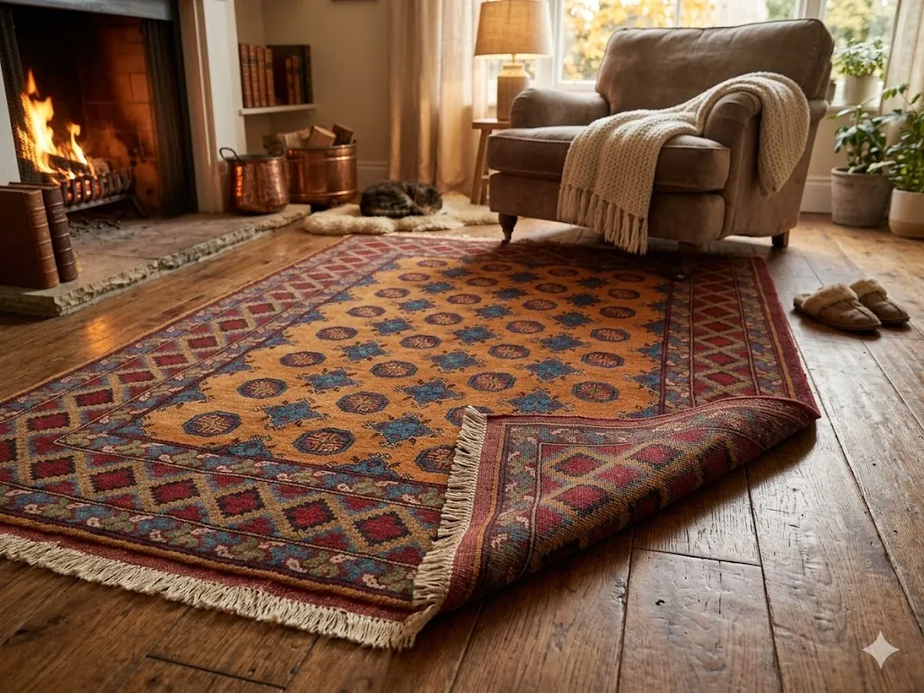 Hand-knotted Bokhara