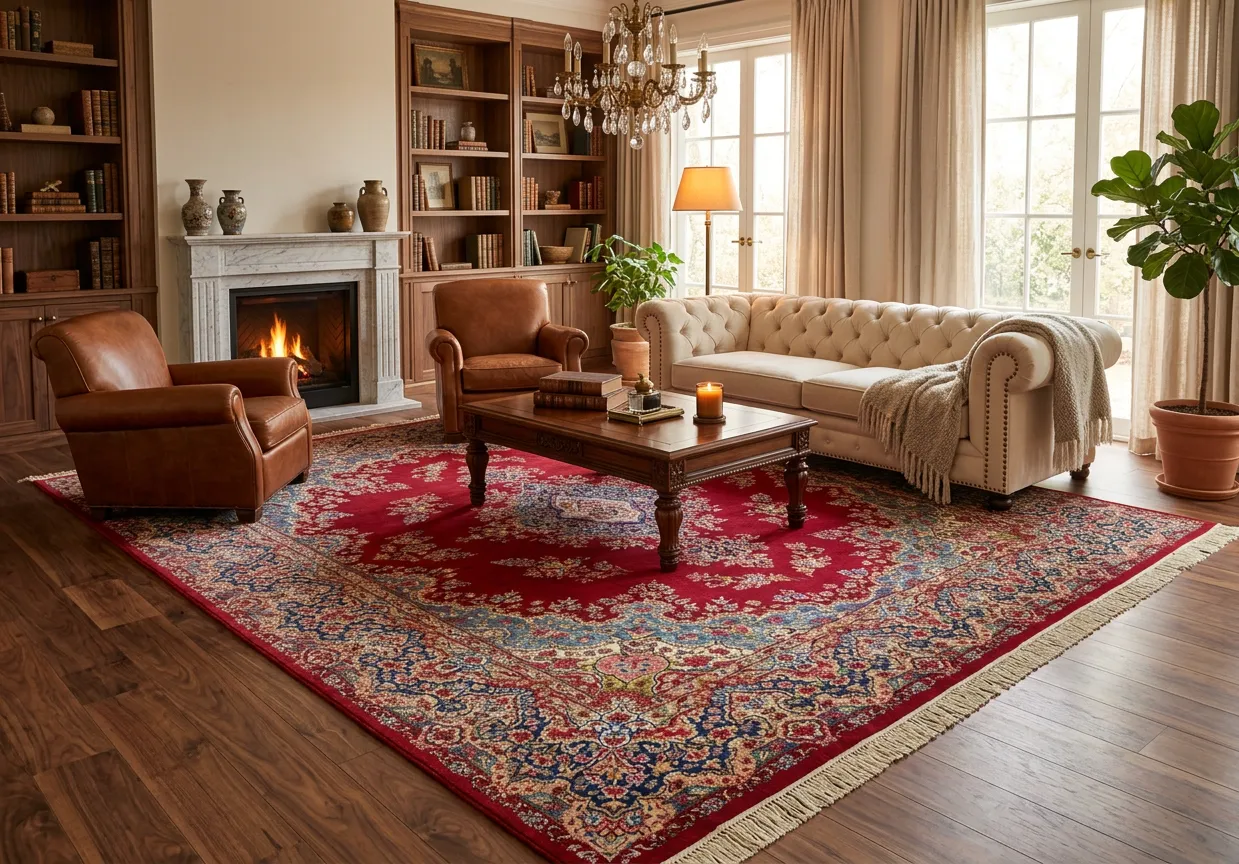 large Persian rug