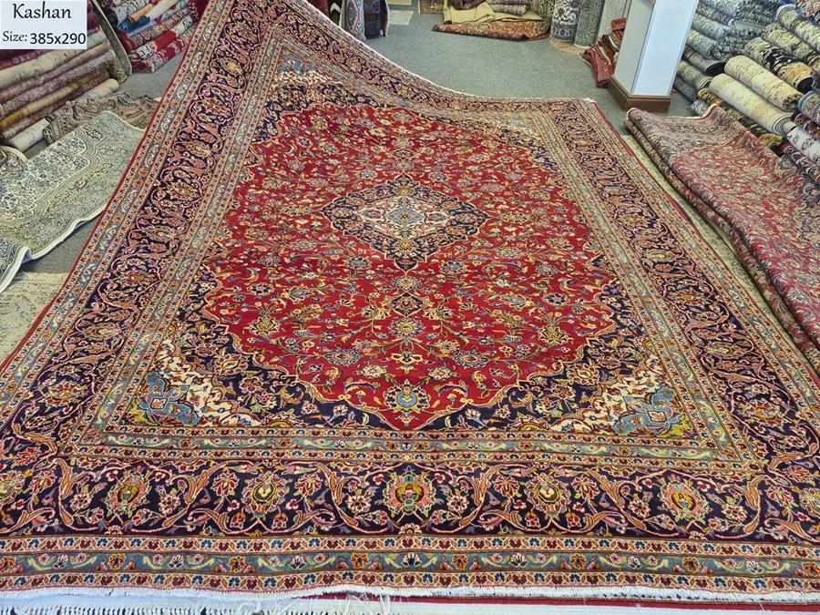 second hand persian kashan rug
