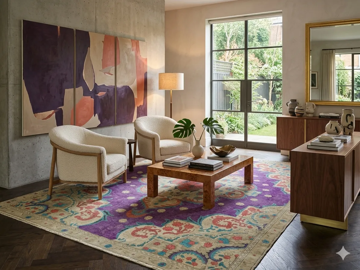 Oriental reload rug