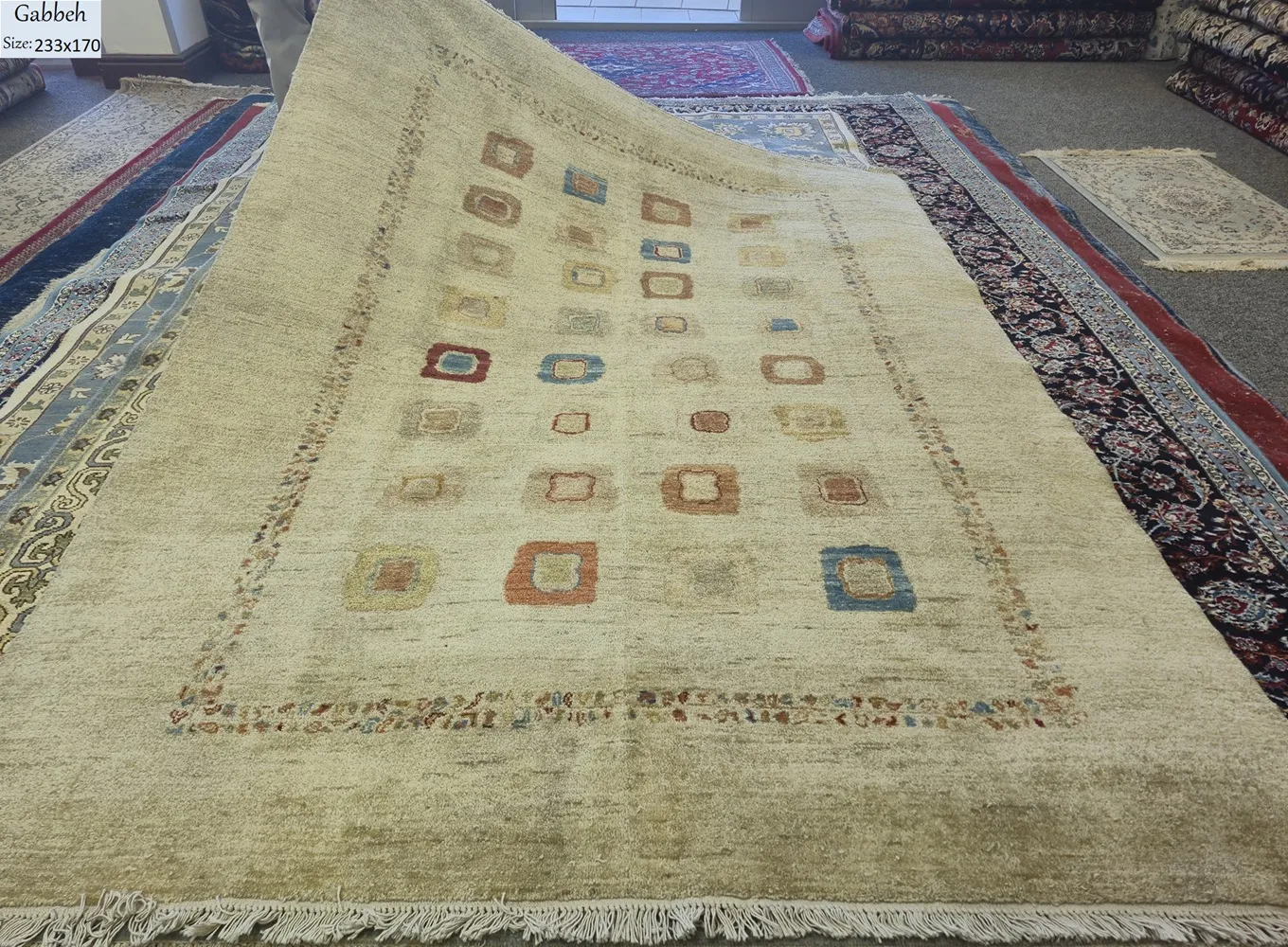 Persian Gabbeh rug 1
