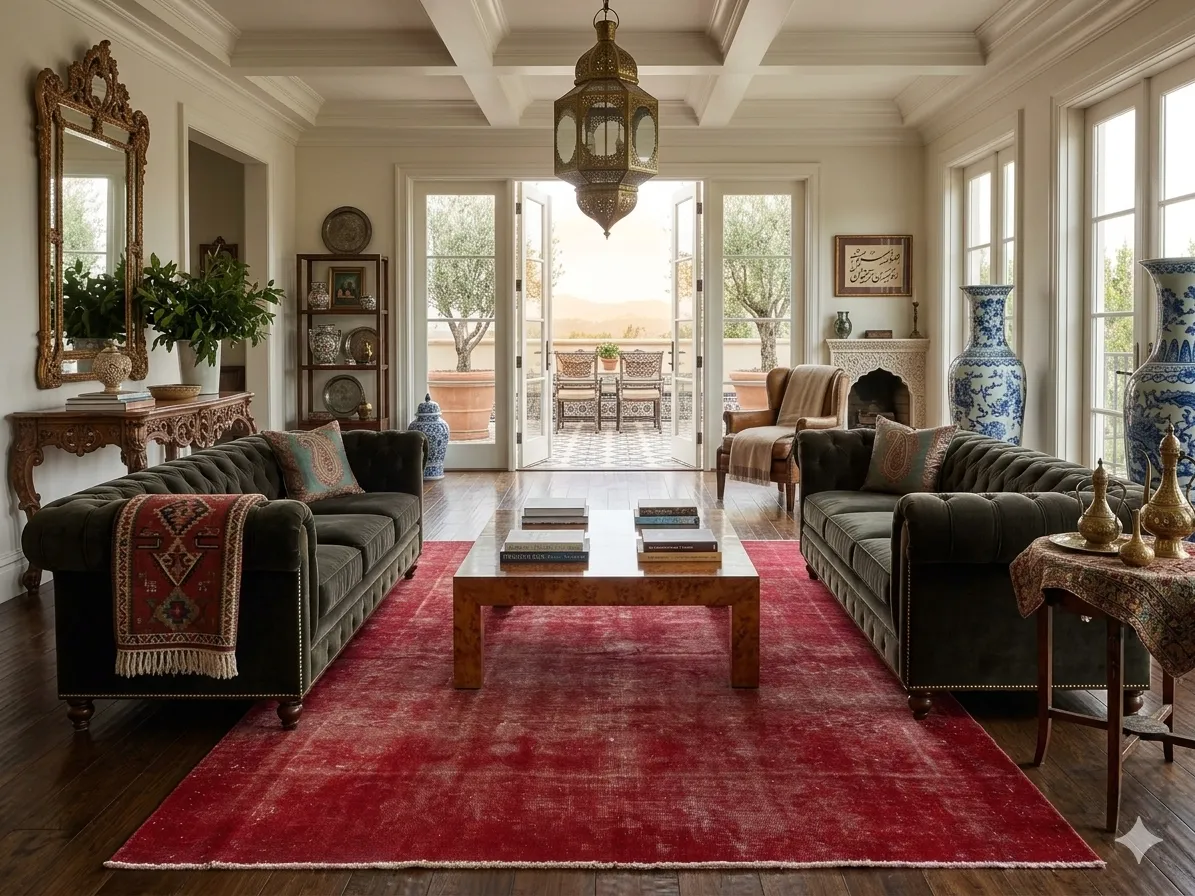 Vintage Persian rug