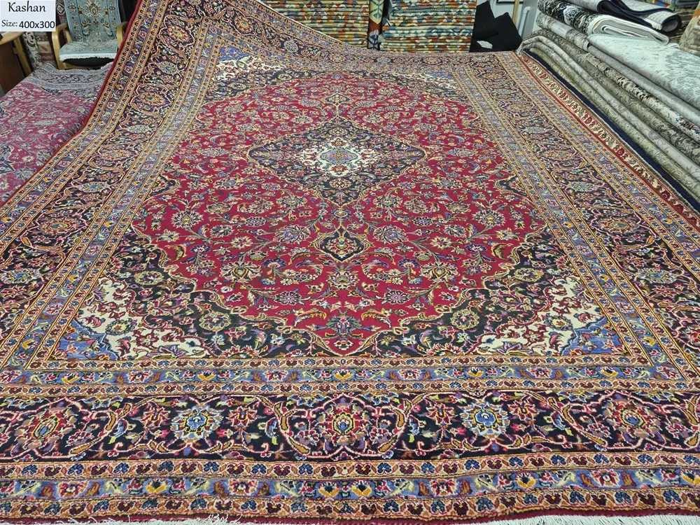 pre loved kashan persian rug 1
