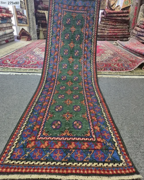 Afghan runner rug