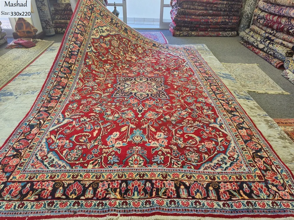 Antique Hand knotted Mashad 2