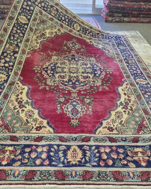 Hand-Knotted Tabriz