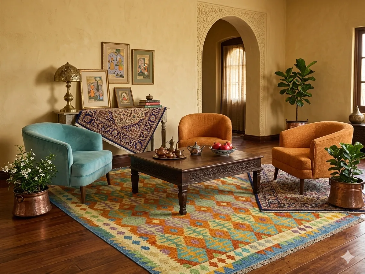 Flat-weave Kilim
