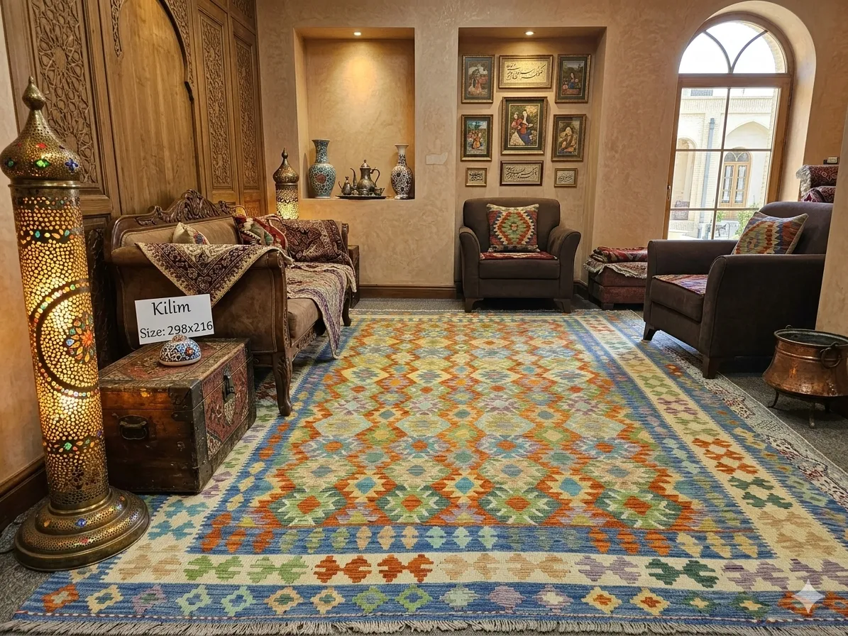 Hand-Woven Kilim