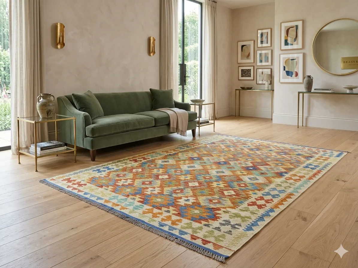 Hand-Woven Kilim