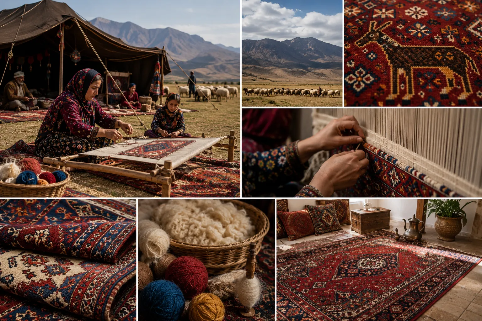 You are currently viewing Qashqai Tribe & Their Carpets